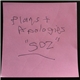 Plans & Apologies - Soz